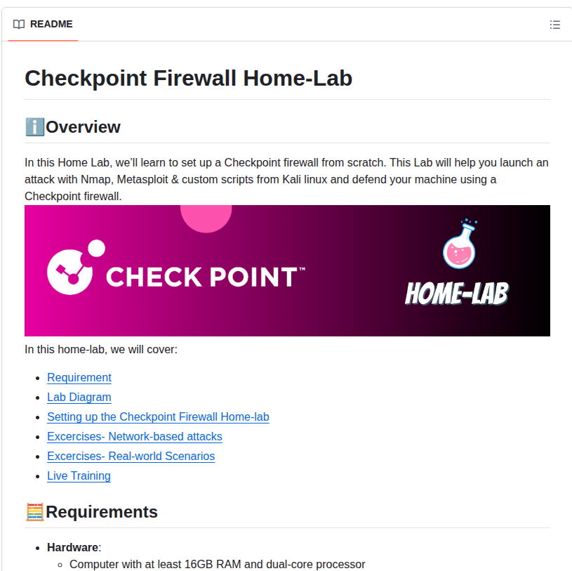 Checkpoint-Firewall-Home-Lab