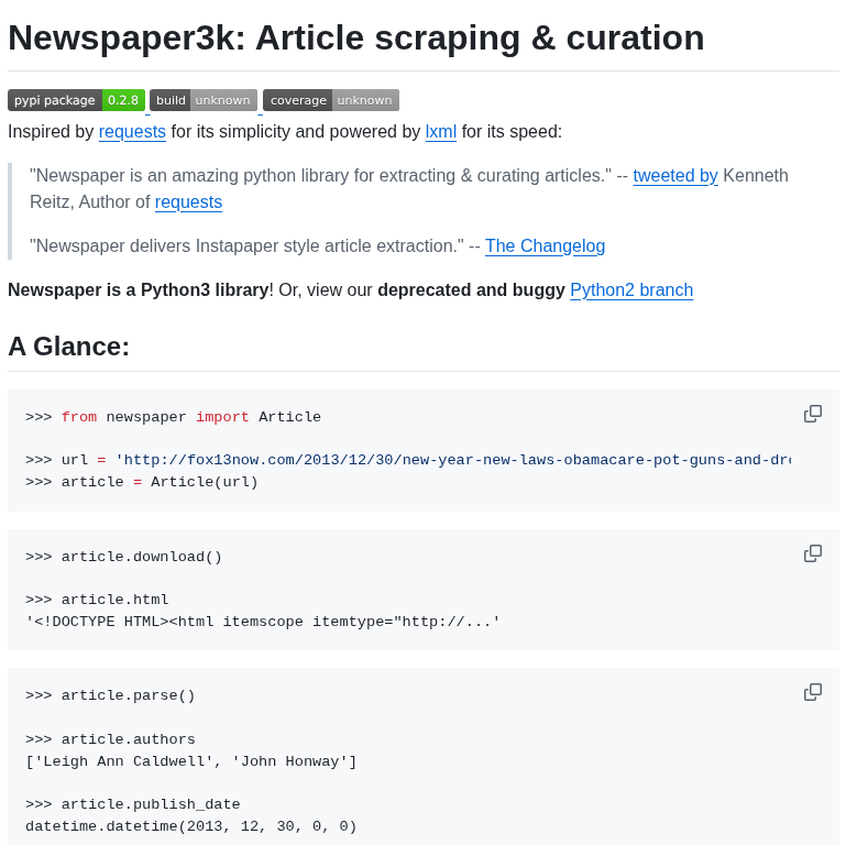 newspaper