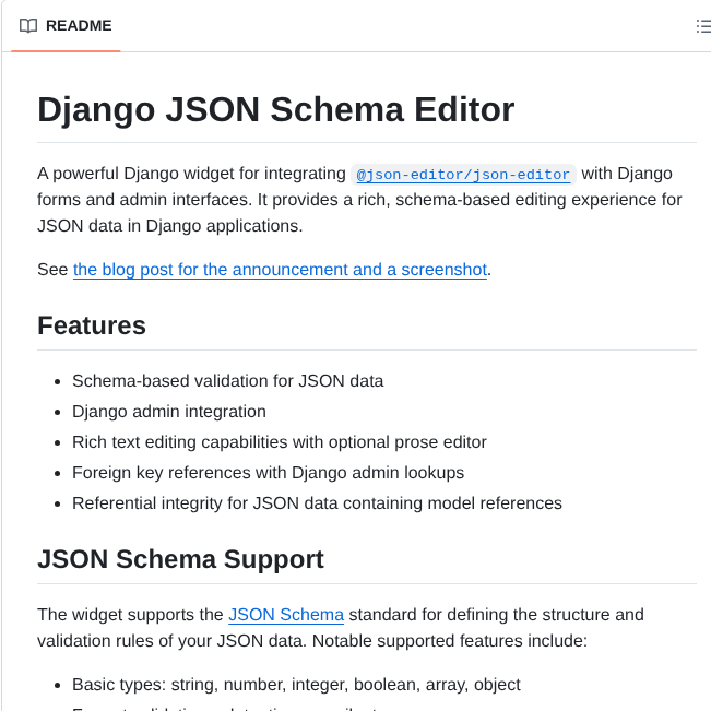 django-json-schema-editor