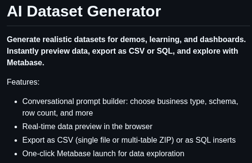 dataset-generator