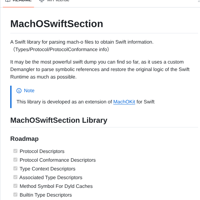 MachOSwiftSection