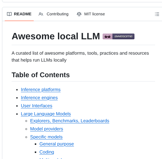 awesome-local-llm