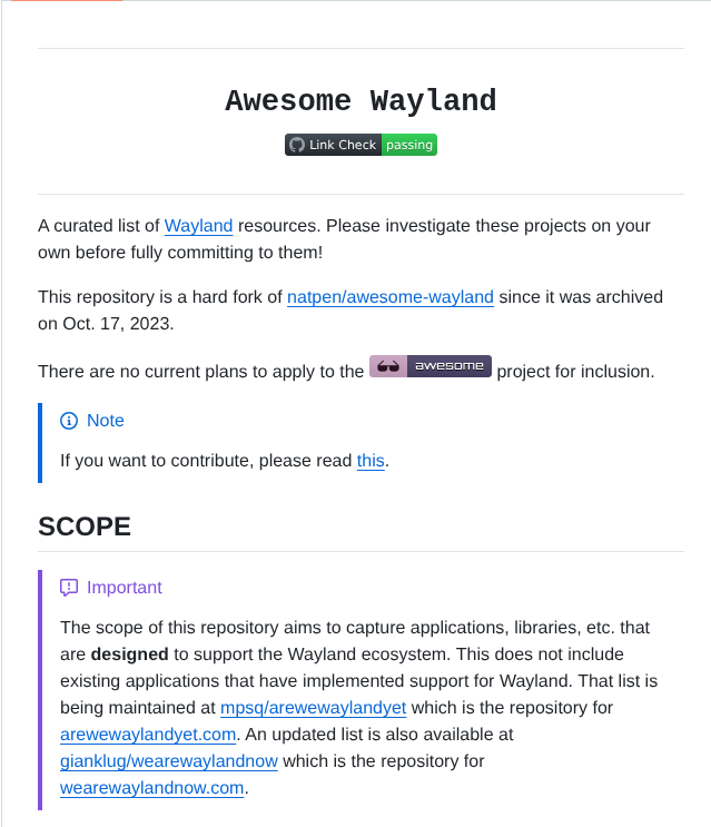awesome-wayland