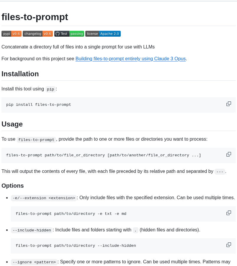files-to-prompt