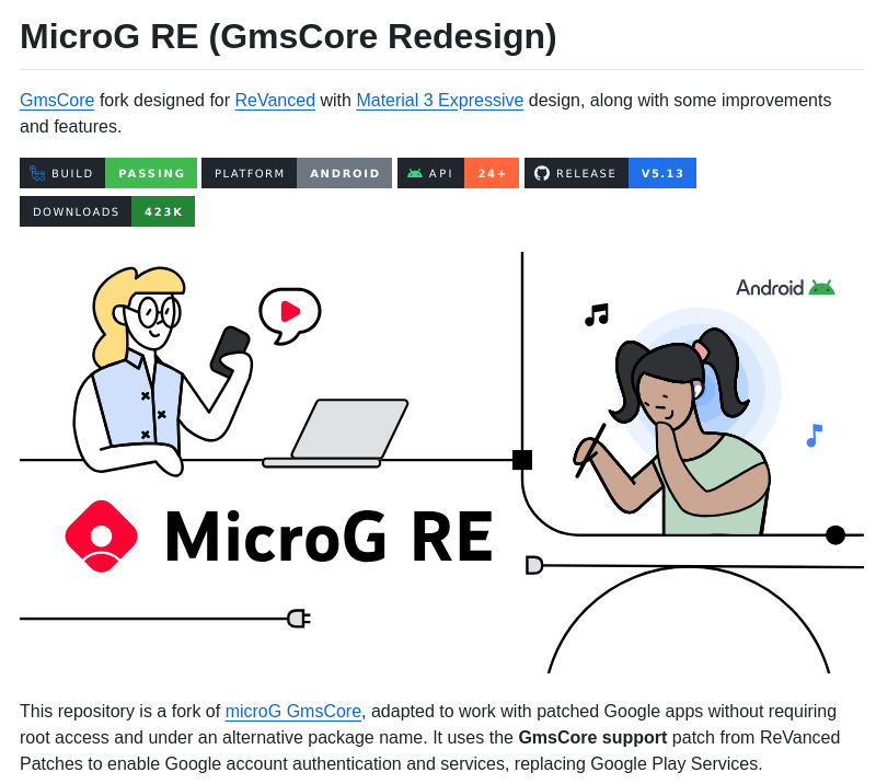 MicroG-RE