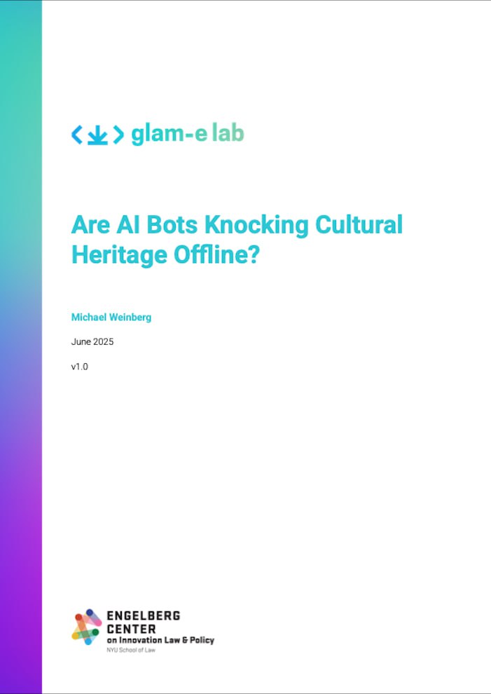 [**Выводят ли боты с искусственным интеллектом культурное наследие из строя?**](https://www.glamelab...