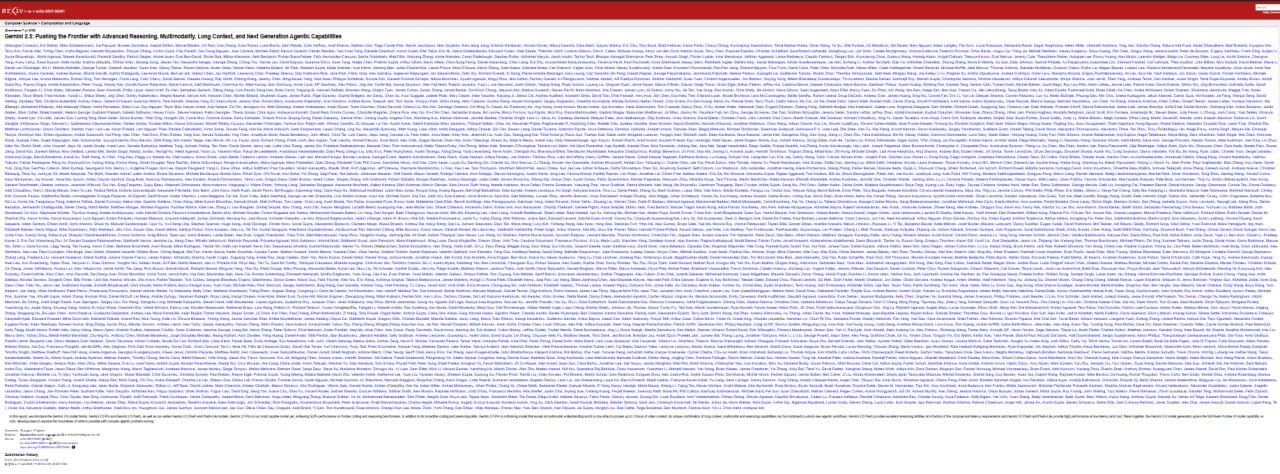 В статье про Gemini 2.5 указано 3295 авторов