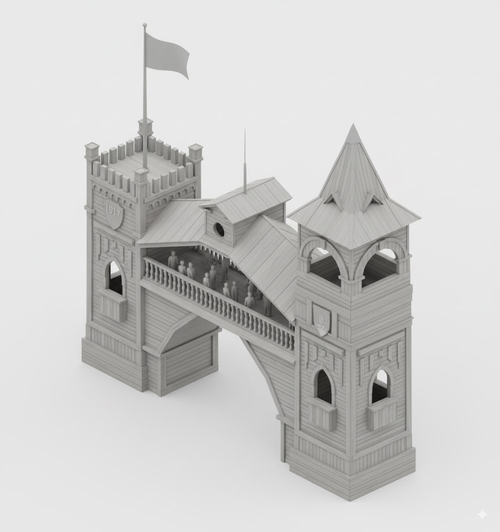 Триумфальная арка, стоявшая на Красной площади