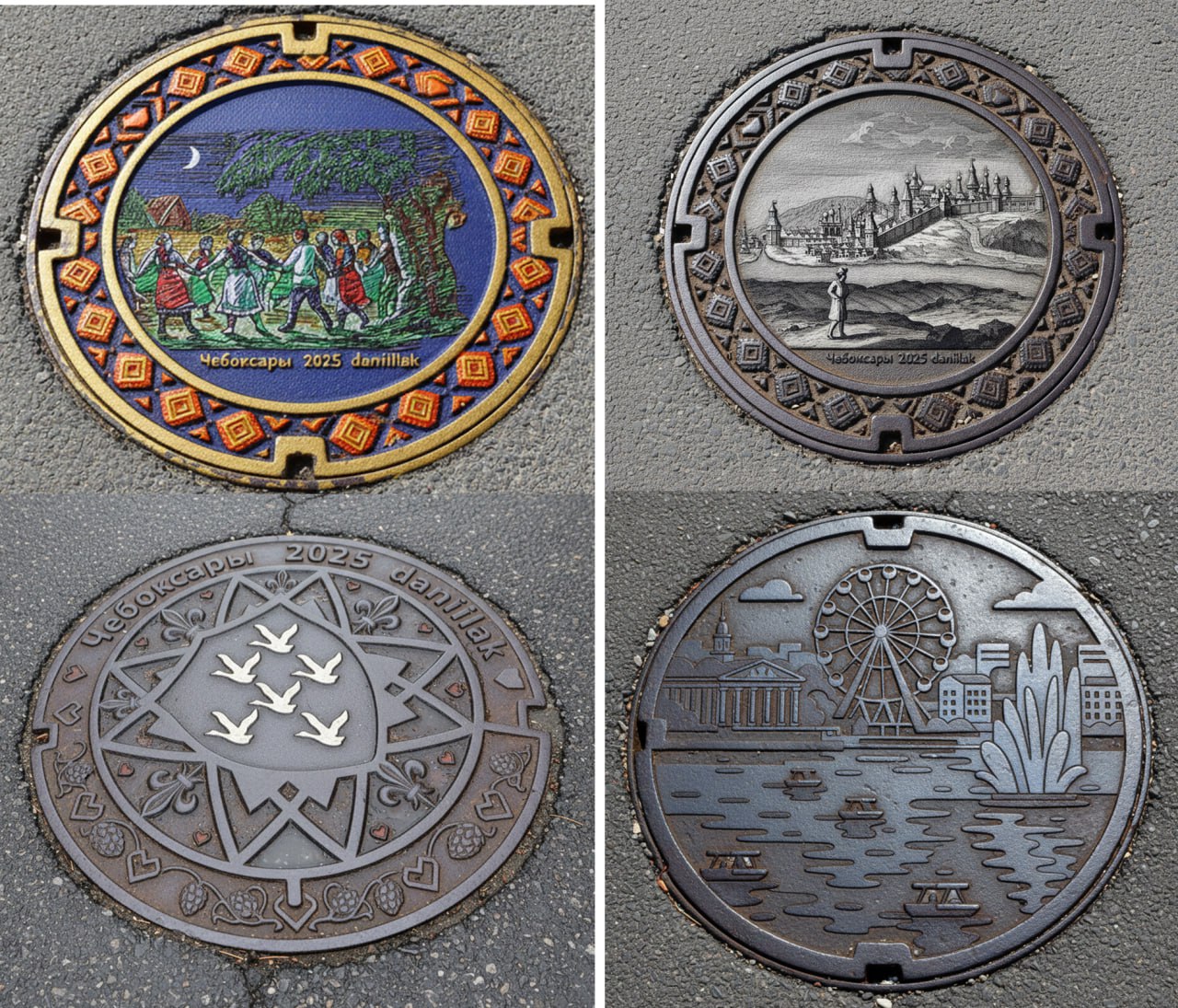 Уже несколько месяцев вынашиваю идею — подарить городу партию уникальных чугунных люков. На них...