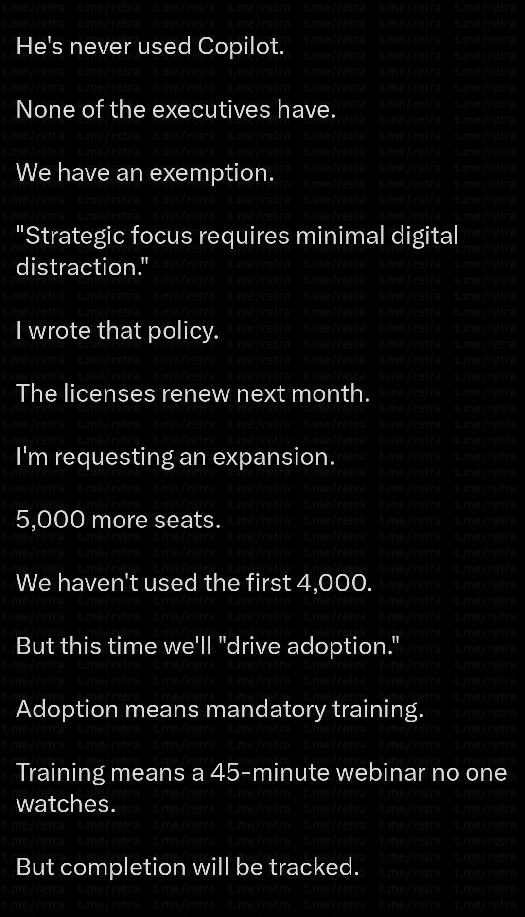 Пост из Telegram