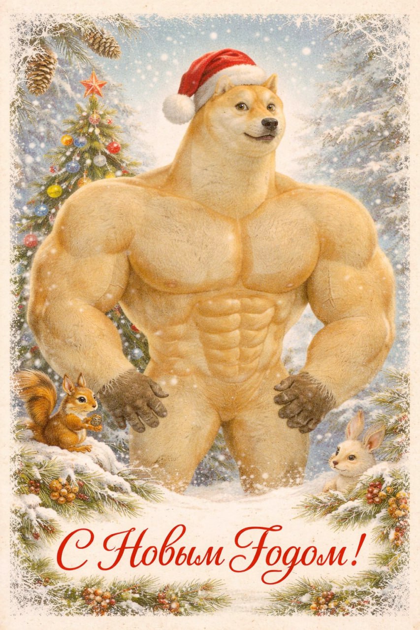 В это особенное предновогоднее время делюсь полу-бесплатным генератором новогодних открыток!