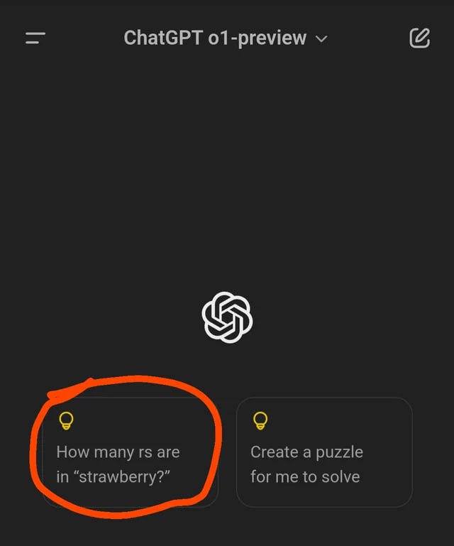 В ChatGPT так часто задавали вопрос "Сколько букв r в слове strawberry?" (ранее он почти всегда...